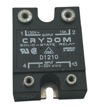Crydom D1210 Solid State Relay 3-32v-dc 10a Amp 120v-ac  