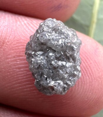 3.83 CT Natural loose diamond Gray diamond African rough diamond ...