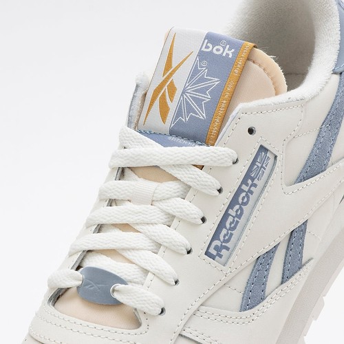 Talla 9.5 - Reebok Clásico Cuero Tiza Blanco 100074347 - Imagen 8 de 9