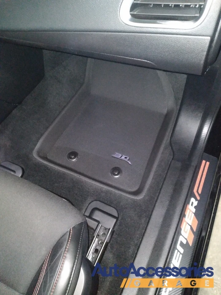 Forro de piso 3D MAXpider negro segunda fila 1 pieza para Land Rover LR4 Foto 2 de 4