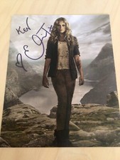 ELIZA TAYLOR. CLARKE GRIFFIN. THE 100. QUANTUM LEAP. Signed 10x8 Photo. KEN SIGN