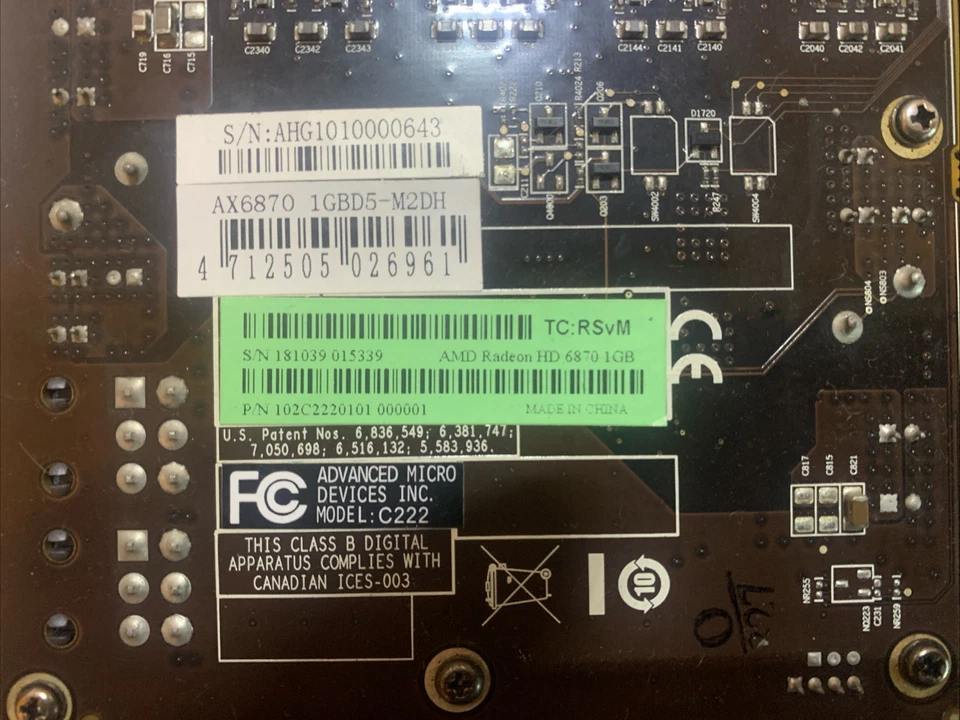 AMD Radeon HD6870 1GB DDR5 Graphics Card - Image 3 of 4