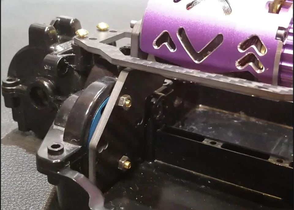 Metal Garage Japan Original TT-02 TT-01 TT02 TT01 High motor mount(MGT2MM-C) - Image 4 of 4