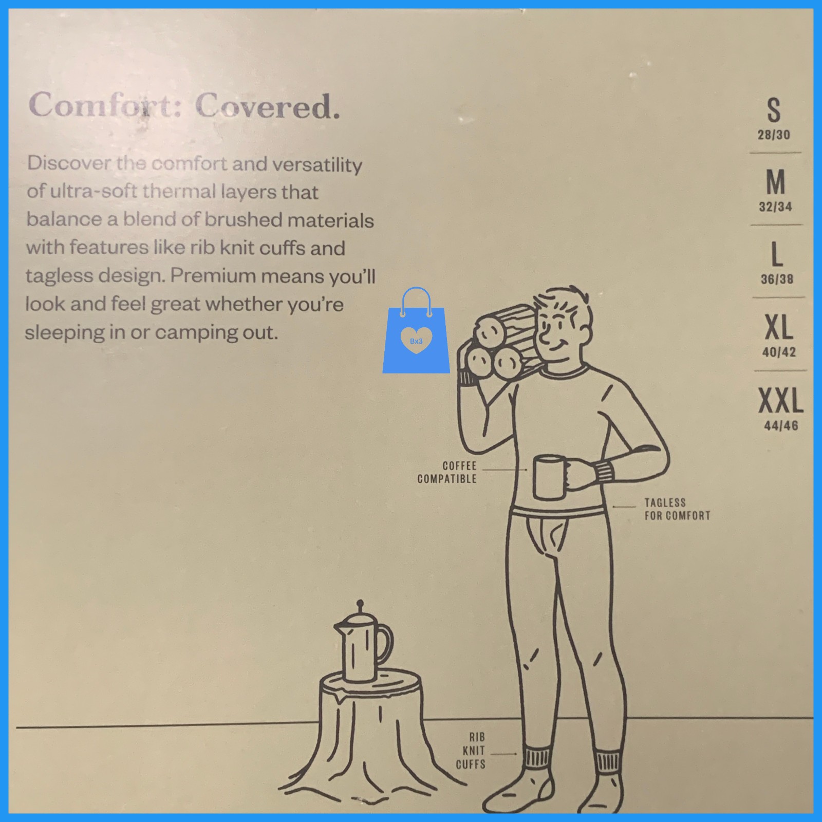 XL - Mens Premium Thermal Pants - Goodfellow Co - Gray