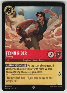 Flynn Rider - Frenemy 106/204 Ursula's Return Super Rare