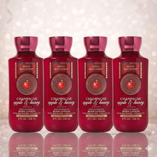 Bath  Body Works - Champagne Apple  Honey Body Lotion 8 oz 4 Pack 