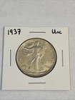 1937 50C Walking Liberty Half Dollar UNC