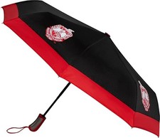 Delta Sigma Theta Mini Hurricane Umbrella Black/Red - 23"