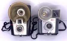Vintage Kodak Brownie Starmite And Starflash Cameras Lot Of 2 Untested