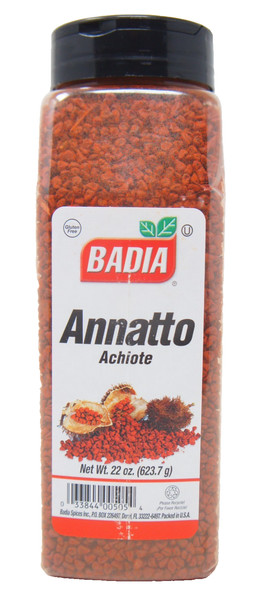 Tarro Badia Annatto Achiote 22 oz - Auténtico condimento latino para arroz y carnes