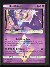 #3 Lunala 62/156 Ultra Prisma 2018 Prisma Stella Sole e Luna Holo Carta Pokémon Rara