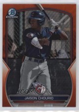 2023 Bowman Draft Chrome Orange Refractor 1/25 Jaison Chourio #BDC-164 0kq