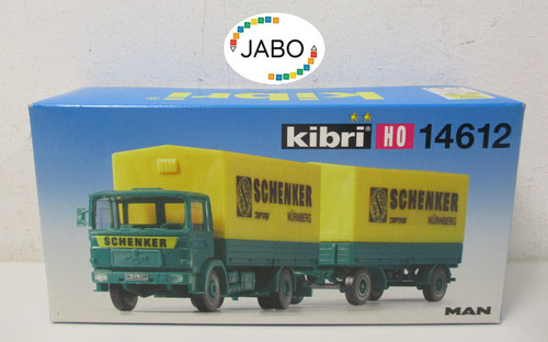 (RH/13) Kibri H0 14612 MAN tren remolque lona Schenker NUEVO/EMBALAJE ORIGINAL | Zustand: Neu