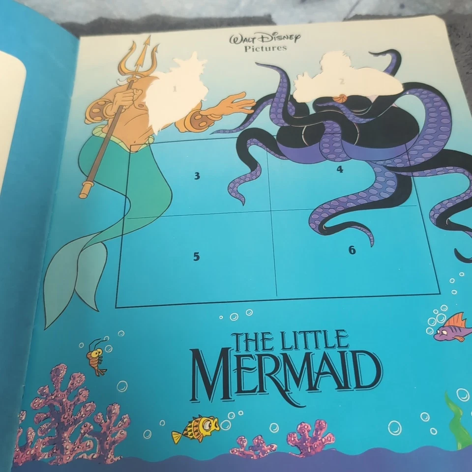 Álbum de pegatinas Panini vintage libro de pegatinas de Disney La Sirenita  Foto 3 de 4