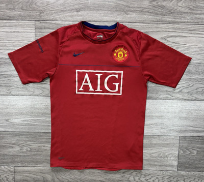 MANCHESTER UNITED 2007 2009 TRAINING SHIRT JERSEY NIKE 287620-666