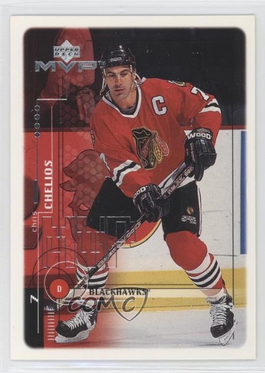 1998-99 Upper Deck MVP Chris Chelios #44 Hockey HOF Card