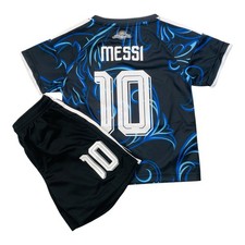 Argentina Kids Set Jersey And Shorts Black Blue All Size Available