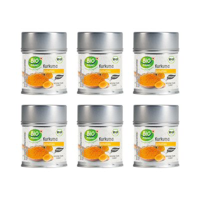6 x 60g BIO PRIMO Bio Kurkuma Gemahlen