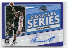 2020-21 Panini Donruss Optic - Signature Series Chuma Okeke #SS-CHU Holo...