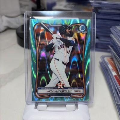 2026 Bowman Chrome Yordan Alvarez Aqua Wave Refractor #68 Astros MVP /199
