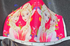 Handmade Pink Frozen Elsa Fabric Face Mask kids M1015