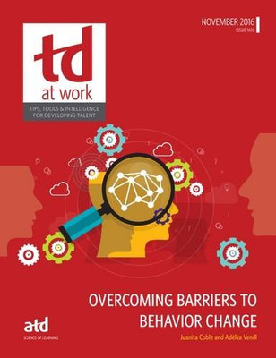 Overcoming Barriers to Behavior Change -  NEW Adelka Vendl, J 2016