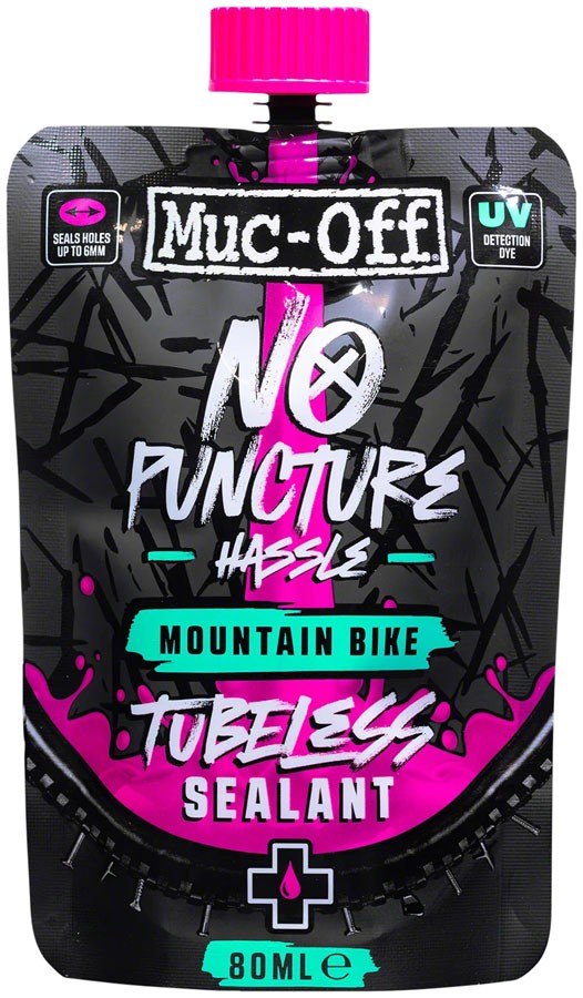 Muc-Off MTB Tubeless Tire Sealant 80ml - UV Detection Puncture Sealing 3890₽
