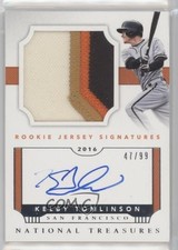 2016 Panini National Treasures 47/99 Kelby Tomlinson #RJSV-KT Auto 5tr