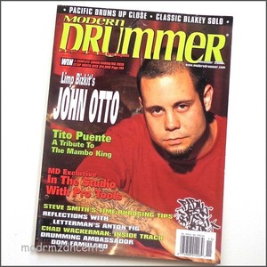 MODERN DRUMMER - Nov 2000 - JOHN OTTO - LIMP BIZKIT + Tito Puente Tribute