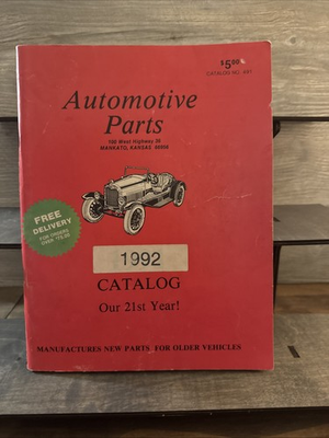 #ad #ad Vintage Automotive Parts Restoration Catalog Mankato Kansas Catalog # 491 $24.95