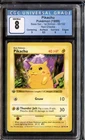 Pikachu Common Red Cheek 1st Shadowless Base Set 58/102 CGC 8 NM/Mint Pokemon