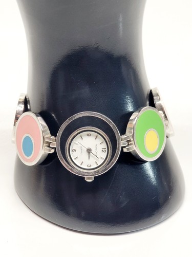 Persona Analog Quartz Wristwatch - Colorful Retro Mod Design- Works Great - CUTE - Picture 3 of 8