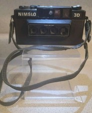 Vintage NIMSLO 3D Camera 35mm Film Quadra Lens 30mm Black Read