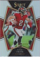 2021  Panini Select Kyle Trask   Tampa Bay Buccaneers Silver Prizm rookie RC