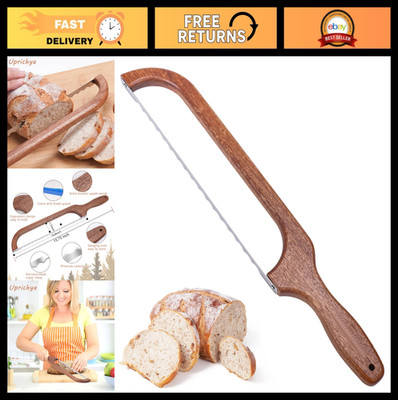 Wooden Bread Bow Knife for Sourdough & Homemade Bread - Slicing Cutter Tool