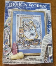 Design Works Kit Angelo della Croce Joan Elliott 18x14” nuovo