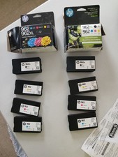 Genuine HP 962XL Black  962 Color Ink Cartridges 2-4-Packs  Open Box