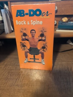 AB-DOer Pro Model:  Back & Spine (VHS, 2000)(Fitness) John Abdo, NEW and SEALED!