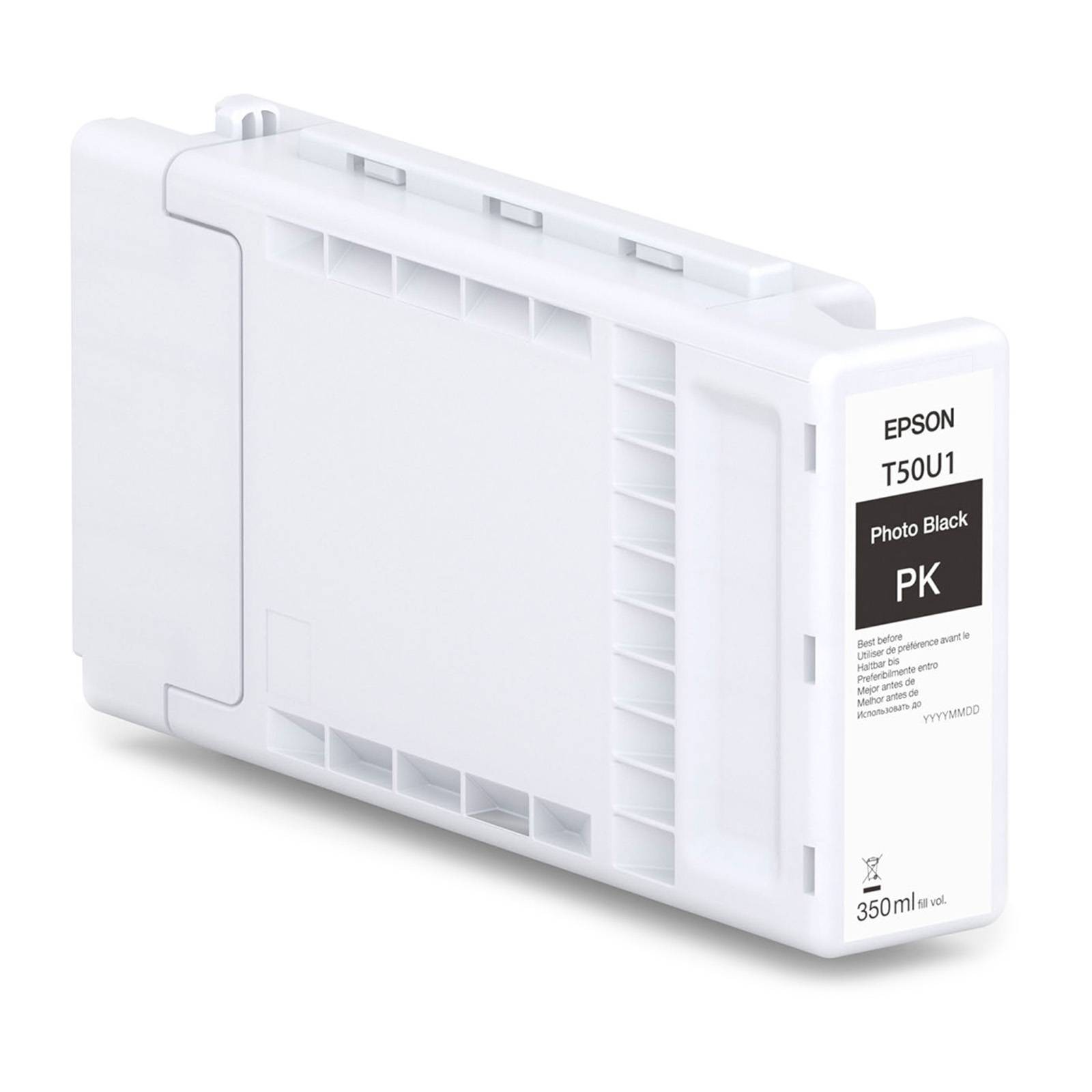 Epson Black C13t50u100/T50u1 Ink Cartridge Foto 350Ml For Sc-T 7 - Image 3
