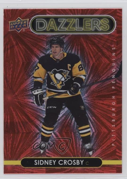 2021-22 Upper Deck Series 1 Dazzlers Red Sidney Crosby #DZ-35