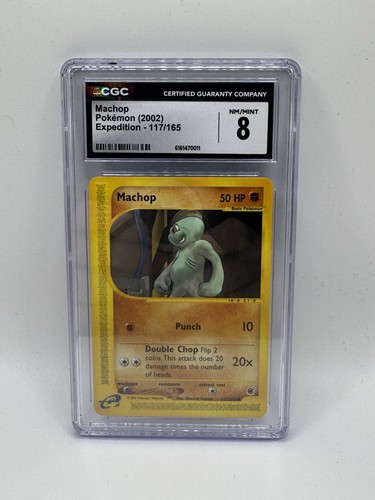 Machop graded CGC 8 for sale on eBay