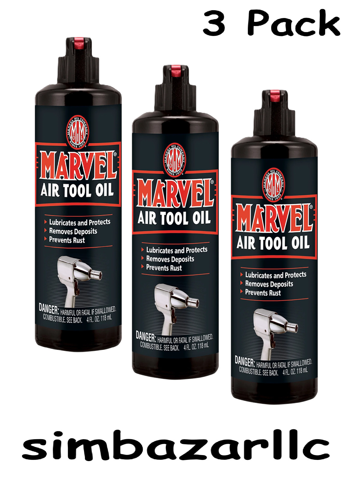 Lubricant, 4 Oz, 3pk