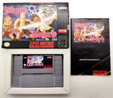 Magic Sword (Super Nintendo SNES, 1992) COMPLETTE CIB Authentic Tested Cleaned