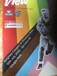 Keighley Cougars v Dewsbury Rams Betfred Championship Programme 2026
