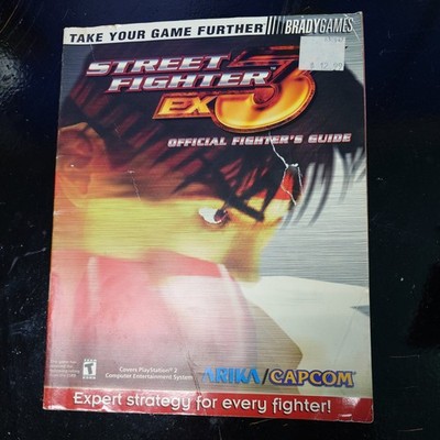 Street Fighter Ex3 Official Fighter's Guide by BradyGames |GC|Same Day Ship|VGC