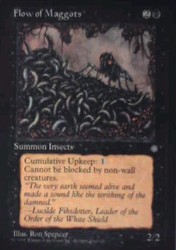 Flow of Maggots Ice Age #125 Rare MTG