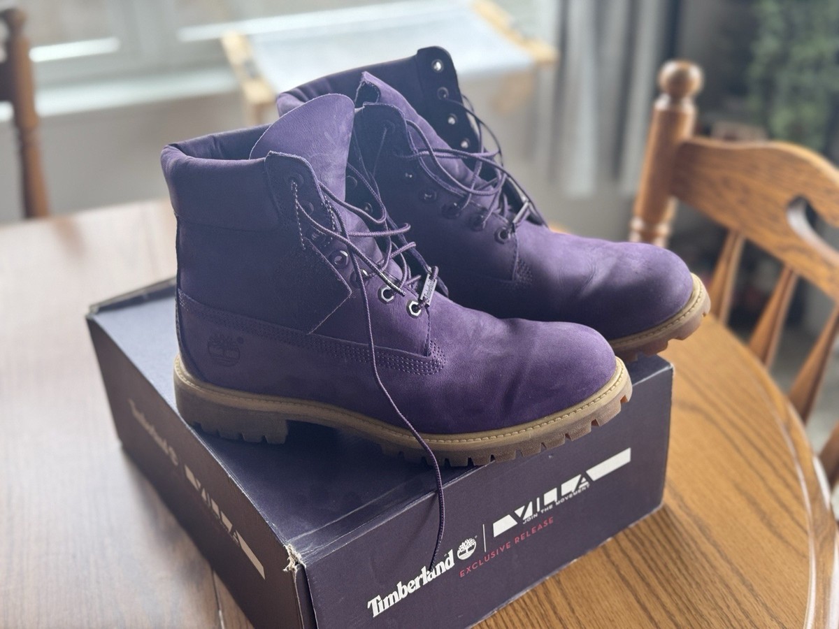 Timberland x Villa Purple Diamond boots Men size 10.5 | eBay