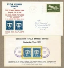 Australia 1964 Stamp Show Coolgardie Cycle Express Cover with Insert