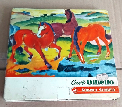 Vintage Schwan Stabilo CarbOthello Pastellstifte 24er Dose Made in Germany