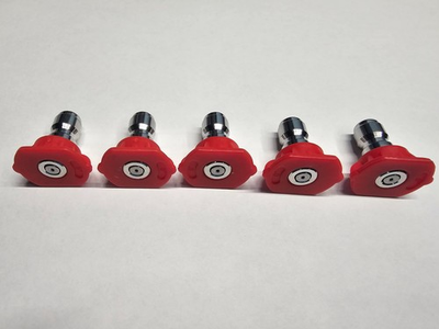 #ad #ad Red Tip 1 4quot; for Power Washer Spray Nozzle Pressure Washing 5000 Psi 5Pcs $9.50